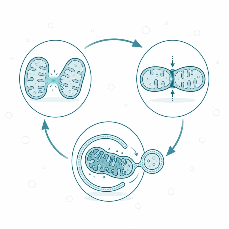 Mitochondria — Dynamika — podział, zlewanie i mitofagia