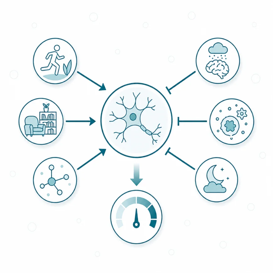 Neurogeneza — Czynniki wpływające na tempo