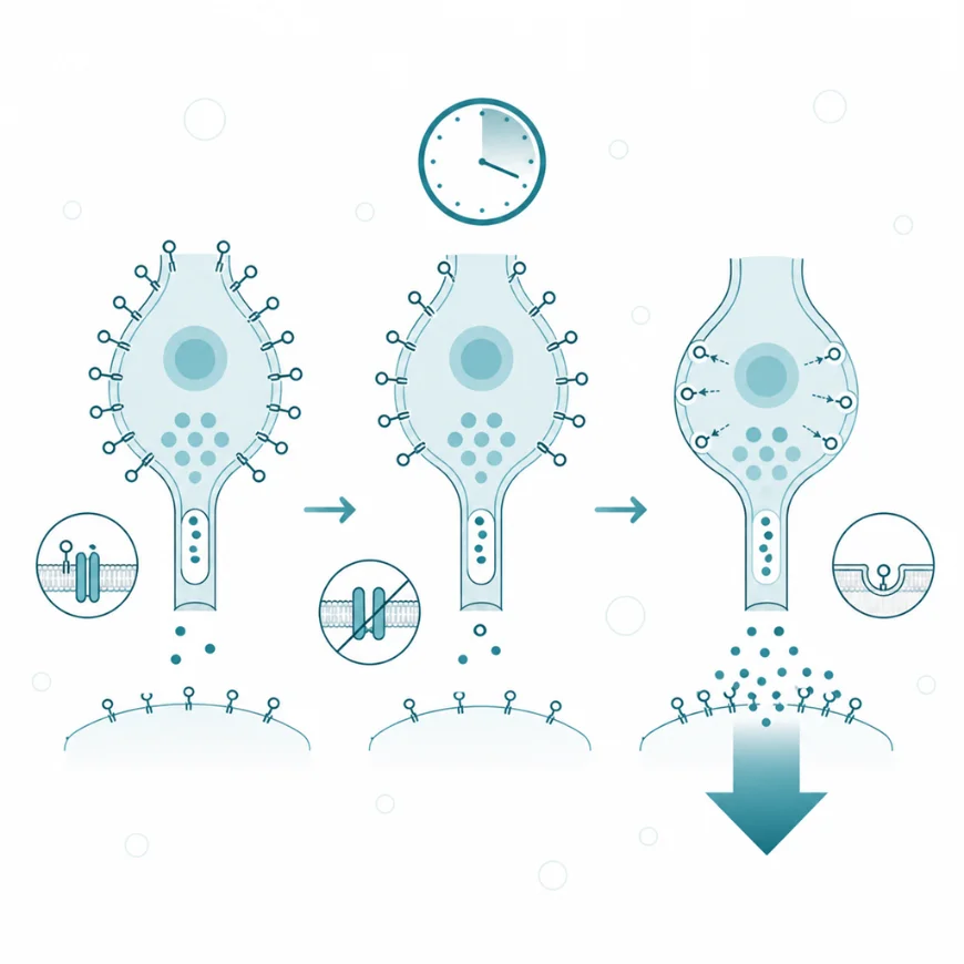 Układ serotoninergiczny — Autoreceptor i opóźnienie działania leków