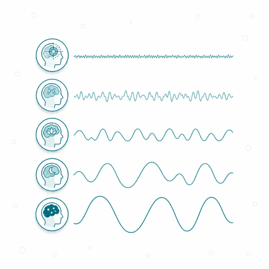 Elektroencefalografia (EEG) — Rytmy o różnych częstotliwościach