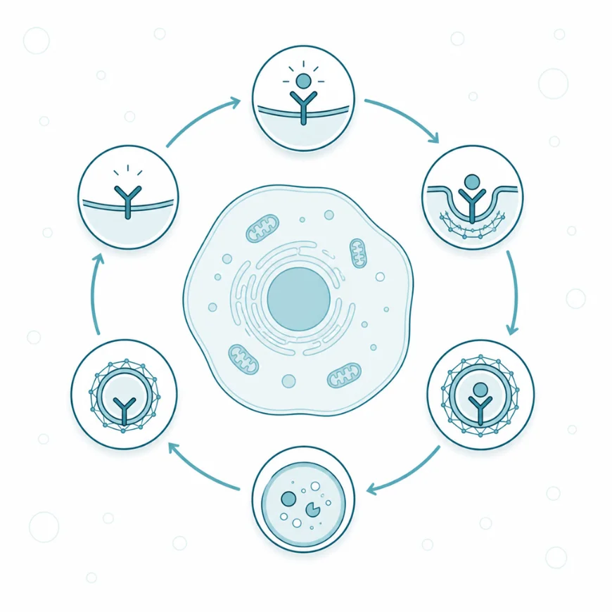 Receptory LRP — Cykl endocytozy i powrotu