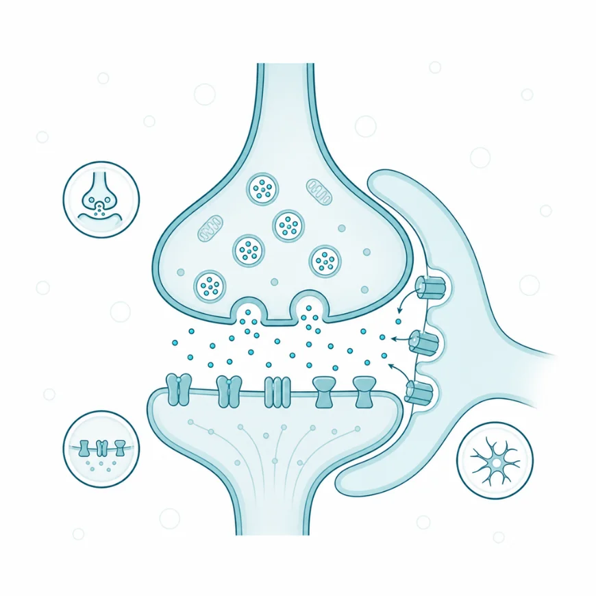 Układ glutaminergiczny — Synapsa trójdzielna