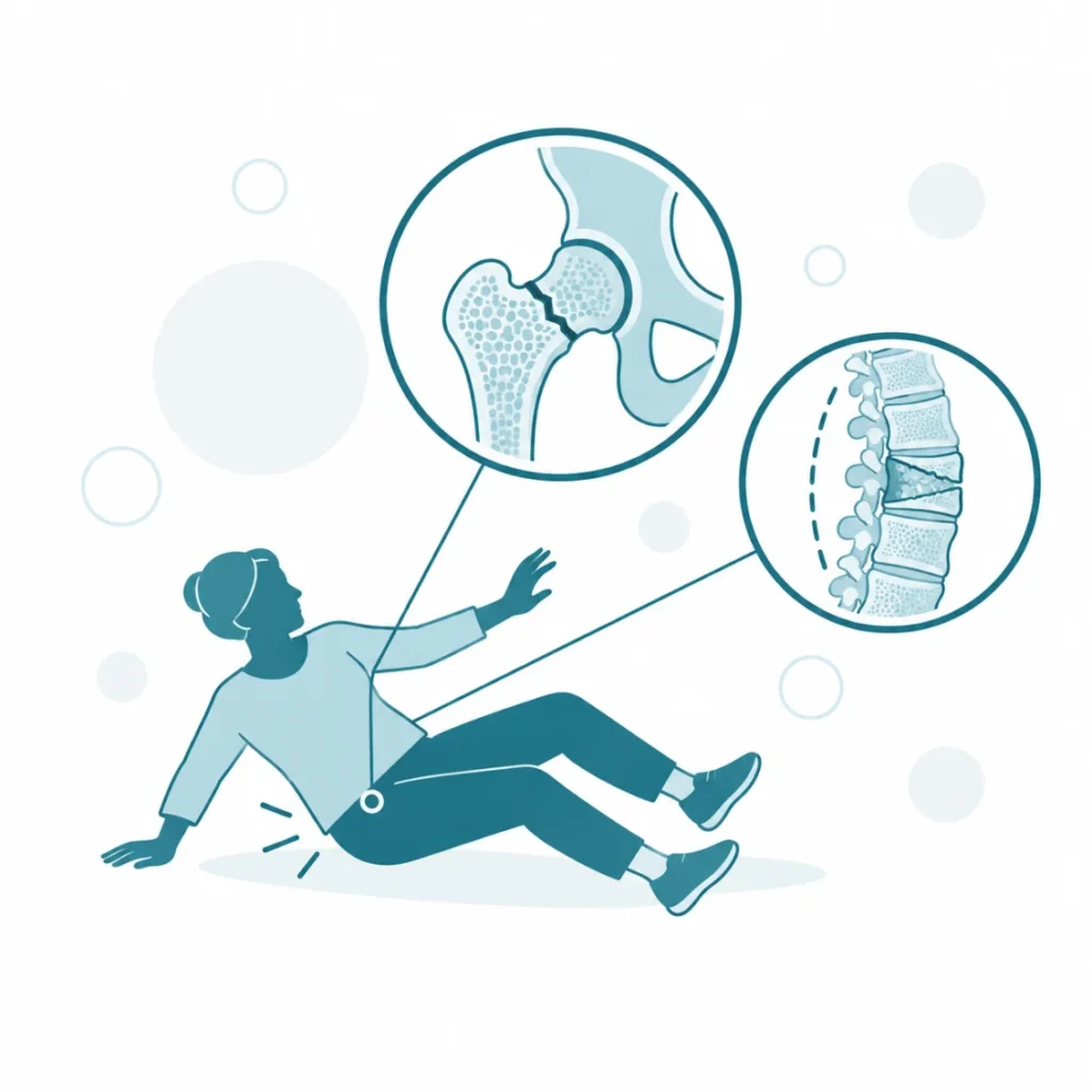 Osteoporoza — Złamanie po niewielkim urazie