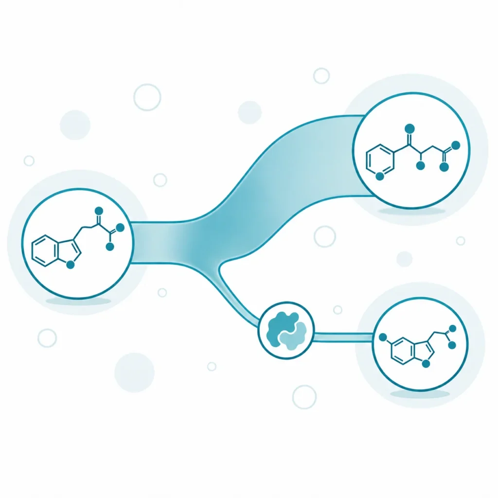 Hydroksylaza tryptofanu — Mała część tryptofanu trafia do serotoniny